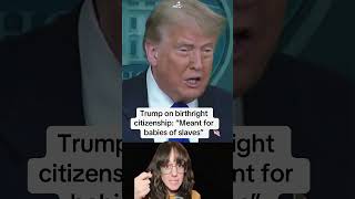 Trump referred to “American born citizens” in his (stump) speech today. Let’s talk about why.#new...