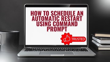 How to schedule an automatic restart using command prompt | Shutdown your computer with a timer CMD