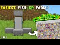 BEST 1.21 FISH XP FARM in Minecraft Bedrock! (All Versions)