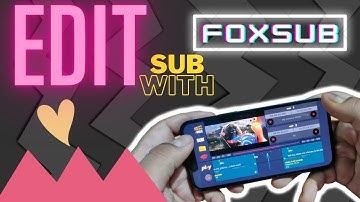 Tutorial 2 - How To Edit Existing Subtitles With Foxsub Subtitle Editor On iphone and ipad