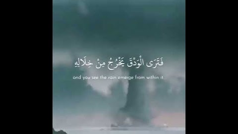 سورة النور - الاية ٤٣