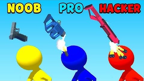 Gun Sprint Live | NooB Vs Pro Vs Hacker #gunsprint #gun