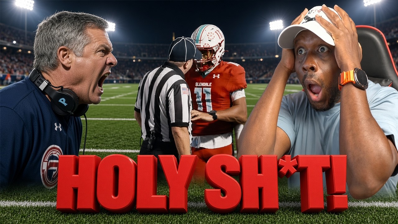 Referee SUSPENDED after getting TRIGGERED and PHYSICAL with football player CELEBRATING TD!