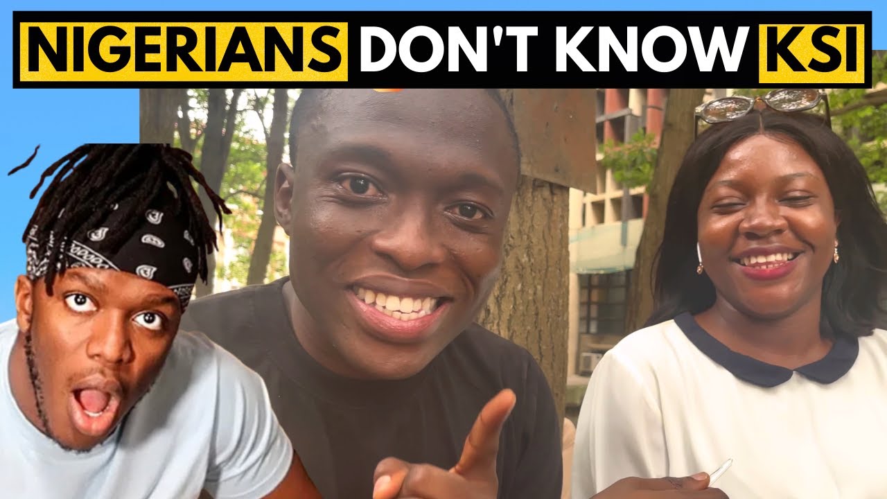 NIGERIANS DON’T KNOW KSI ! JJ OLATUNJI ksi sidemen jjolatunji funnyvideos YouTube
