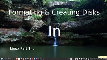 Part 1 on Tips for seniors on.. formatting & partition creation of USB and hard drive devices.