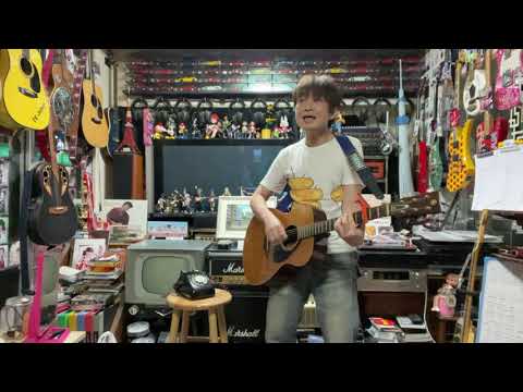「恋のダイヤル6700」フィンガー5　シア太くんのたどたどしいギター弾き語り　Japanese playing the guitar