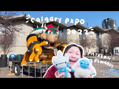 ✸Crochet  VLOG 36 ✸Vending at Calgary Expo 2022 , comic con and crochet plushies I made.