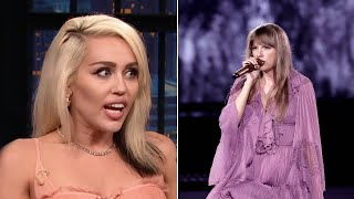 Miley Cyrus REACTS to Taylor Swift’s Eras Tour