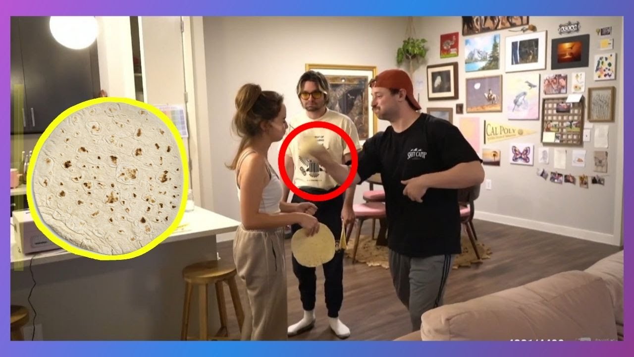 Cyr hits Maya with a tortilla