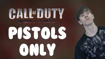 "Defense" Pistols Only! Custom Zombies Map! Call Of Duty: World At War