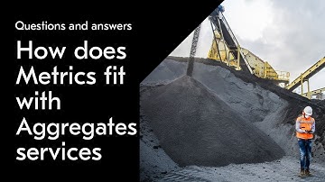 What is the link between Metso Metrics and aggregates services?