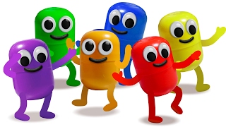 ЖИВАЯ КАПСУЛА. Киндер Сюрприз. Учим цвета. Kinder Surprise. Learn Colors.