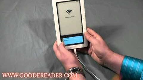 Barnes and Noble Nook Wi-Fi Video Review