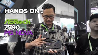 Hands on Mobo Asrock Z790 PG NOVA WiFi 7 dan Monitor Asrock PG32UMF