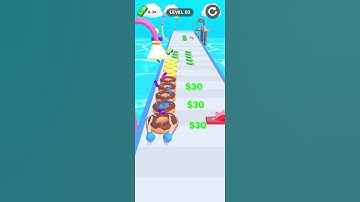 Donut stack Level - 3 #shorts #donut #donutstack #gaming #gameplay