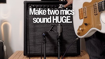 Three tips for better two mic recordings!