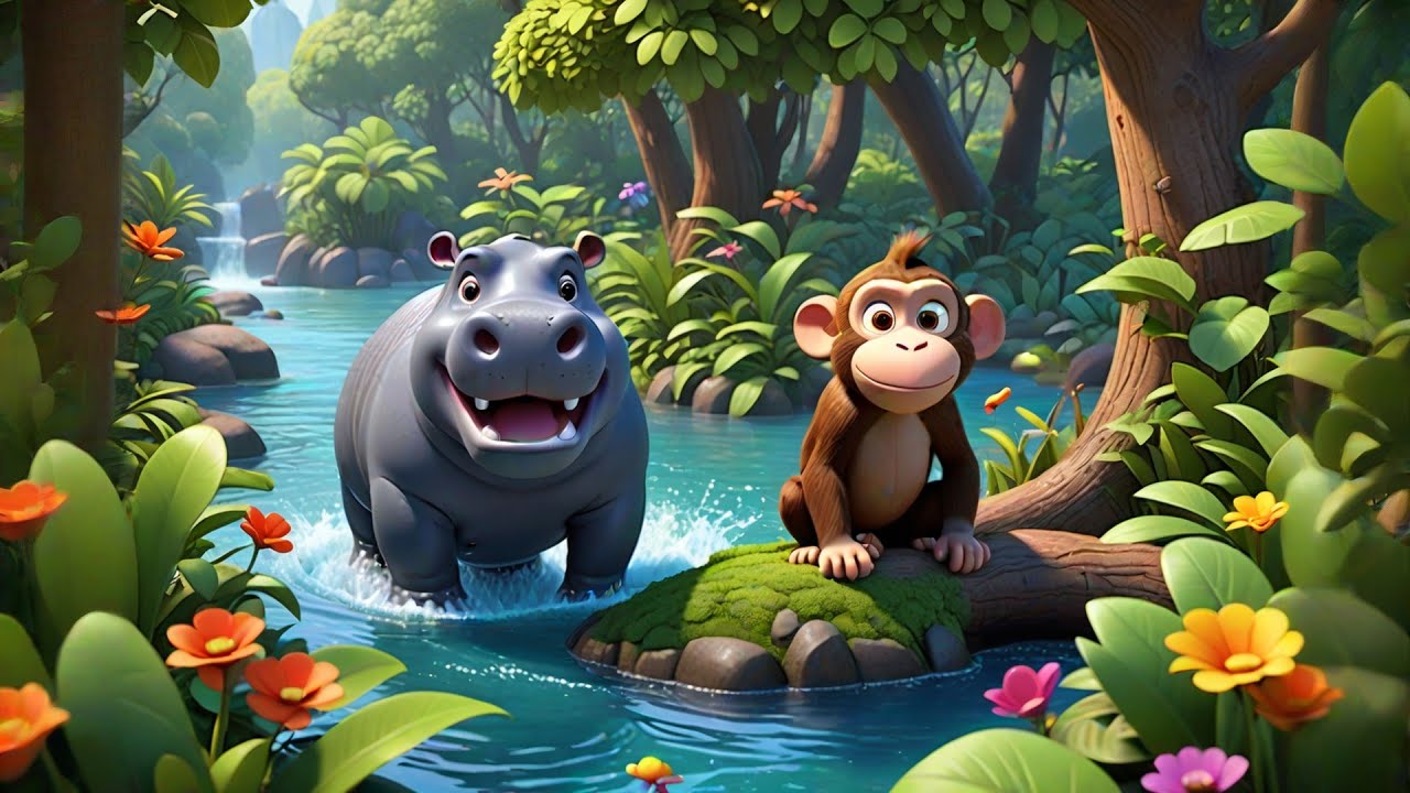 🦛 The Hippopotamus Adventure | Epic Cartoon World