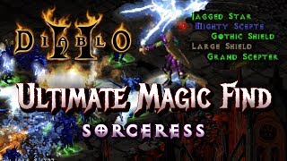 Ultimate Magic Find Sorceress Complete End Game Guide Diablo 2 Youtube