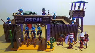 FORT BRAVE PLAYMOBIL WESTERN  - UNBOXING PLAYMOBIL SET 6427 / ΦΡΟΥΡΙΟ ΑΓΡΙΑΣ ΔΥΣΗΣ