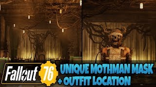 UNIQUE Mothman Ritual Outift and Mask Location! I Fallout 76 Unique Items Guide