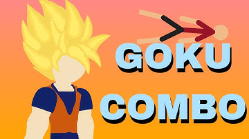 Goku Combo (project in discord) #dbz #sticknodespro #animation #anime #goku #ssj2