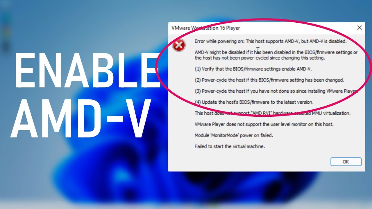 Amd v is not available. Error VMWARE. AMD-V как включить. AMD sp5.