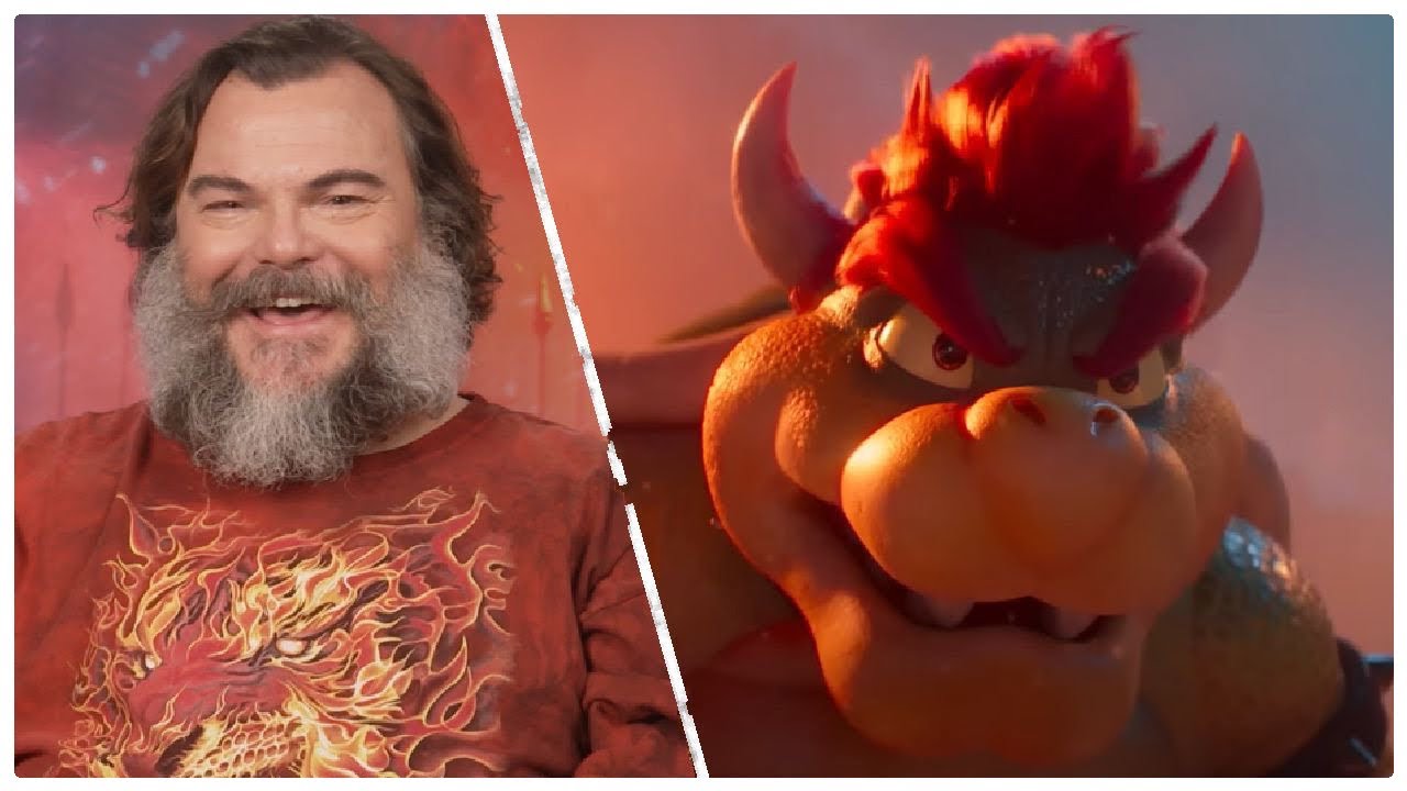 Jack Black as Bowser 🍿🎬 #supermariobrosmovie #bowser #voiceacting #f