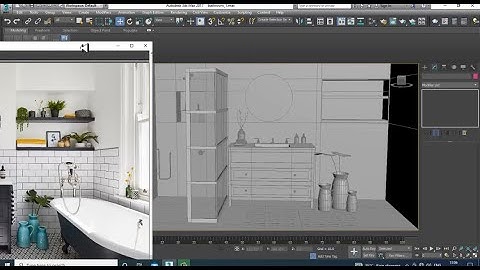3dsmax Tutorials, Tutorial on 3D Modeling, Texturing & Lighting a Bathroom in 3dsmax
