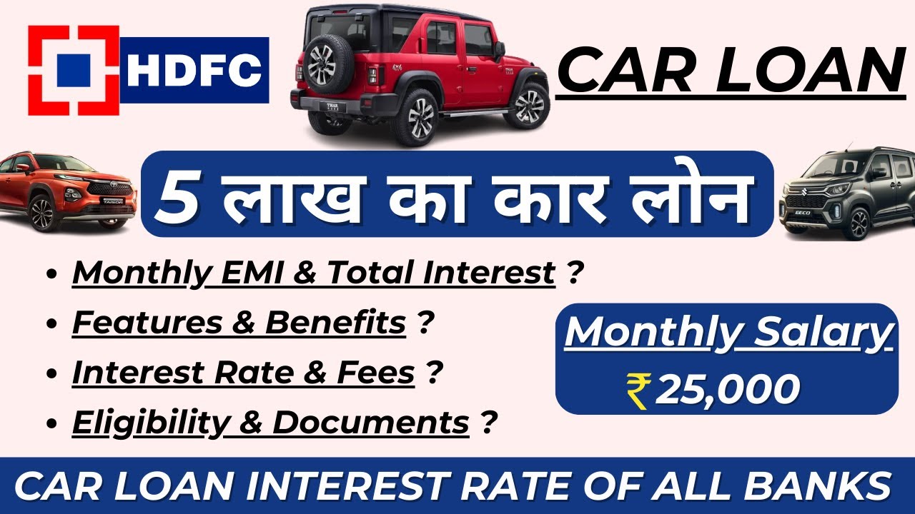 How Can I Download My Hdfc Car Loan Statement HDFC Car Loan | HDFC Car Loan Interest Rates 2025 | Car Loan Interest
