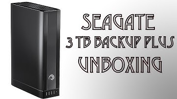 Unboxing: Seagate 3TB Backup Plus USB 3.0/FireWire 800/Thunderbolt External Hard Drive