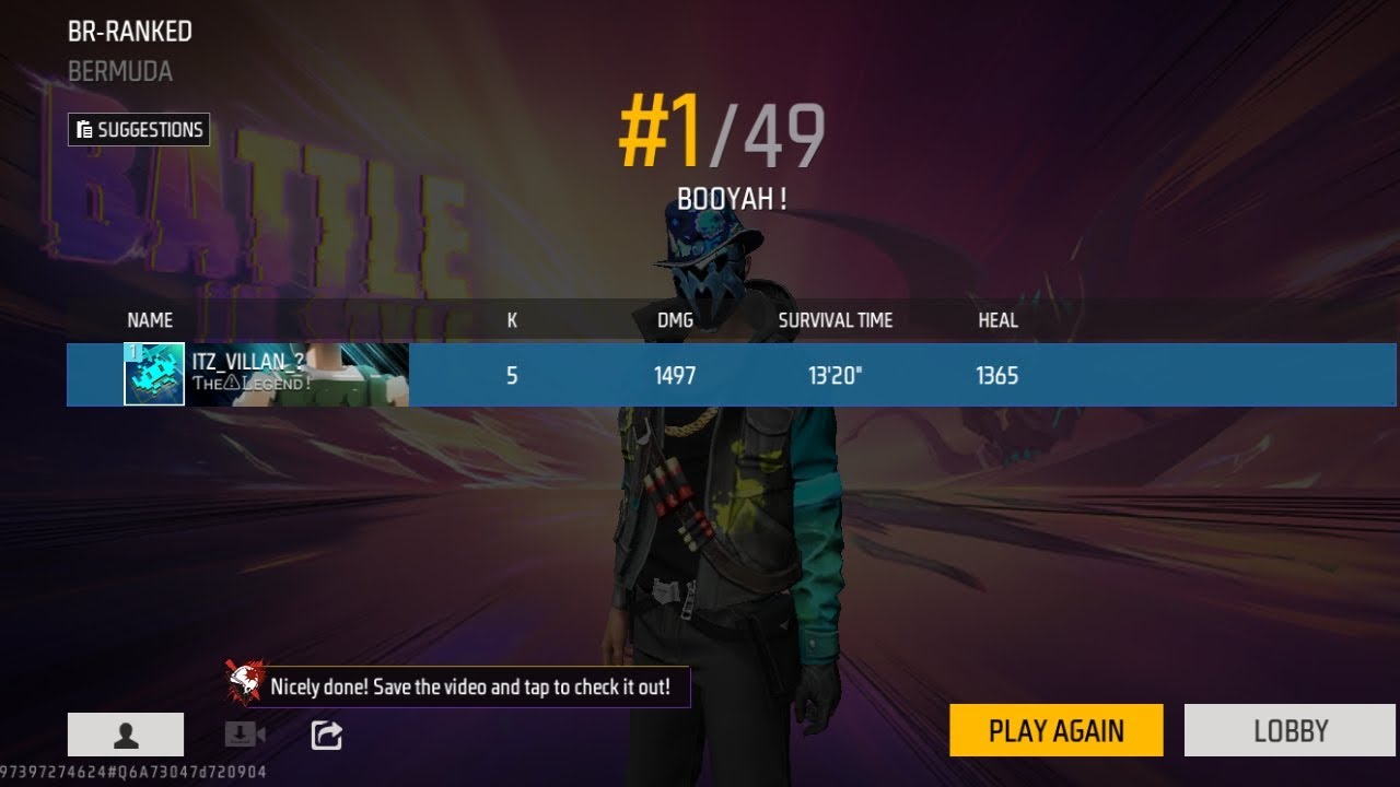 Solo VS Solo Free Fire | gameplay 5 | BR rank - YouTube