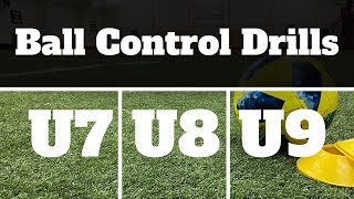Ball Control Drills For U7, U8 & U9 Soccer/Football 2021