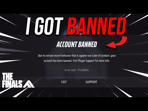 So I got BANNED in The Finals…