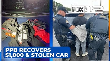 PPB recovers $1K merchandise, stolen car in Jantzen Beach retail theft mission