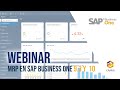 Webinar - MRP En SAP Business One 9.3 y  Business One  10