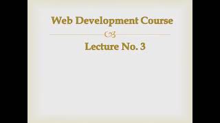 Web Development Cource Lacture 3 //by// noble soft aacademy screenshot 5