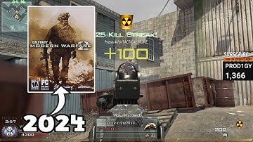 MW2 In 2024 Is EASY:"INSANE ALMOST KILLSTREAKLESS" P90 NUKE ON Quarry TDM!!