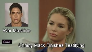 War Machine Trial  Day 4 Part 3 (Christy Mack Testifies)