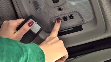 GMC Acadia Crossover SUV   How To Program The Universal Home Remote System
