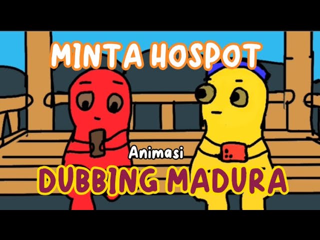 MINTA HOSPOT ( animasi dubbing madura ) kartun bahasa madura lucu class=