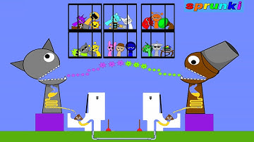 Sigh Brud and Gray Eats Incredibox Sprunki in Algodoo