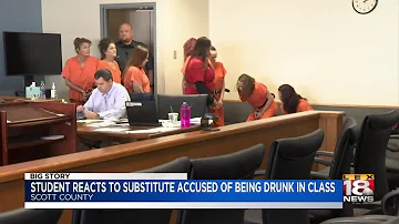 Student Reacts To Substitute Accused Of Being Drunk In Class