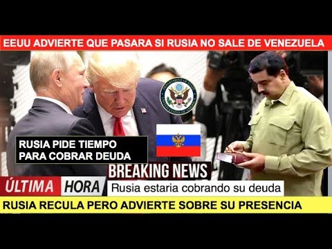 EEUU Rusia debe salir de Venezuela o esto pasara humor or humour