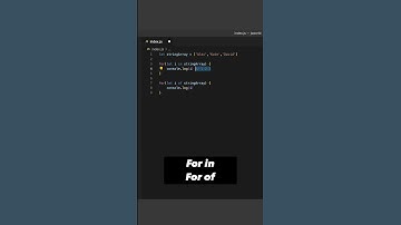 Отличие for in / for of #frontend #javascript #программирование #frontenddeveloper #js