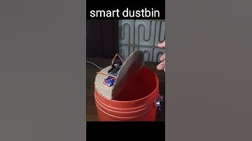 I made this smart dustbin using arduino uno #smartdustbin #homeautomation  #smartappliances #arduino