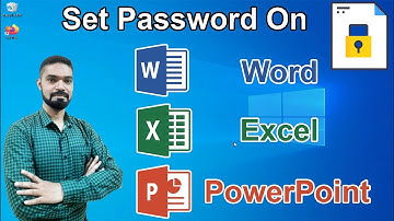 How to Set a Password on Word, Excel, PowerPoint File | How to Protect Our Word, Excel & PowerPoint.