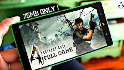Download RESIDENT EVIL 4 On ANDROID [75MB] APK DAT(720P_HD)