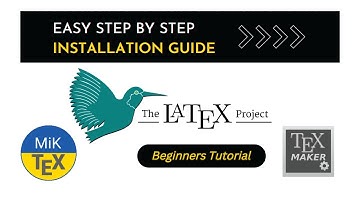 How to Download and Install LaTeX | MiKTeX and Texmaker on Windows 7/8/10 #latex #fyp #project
