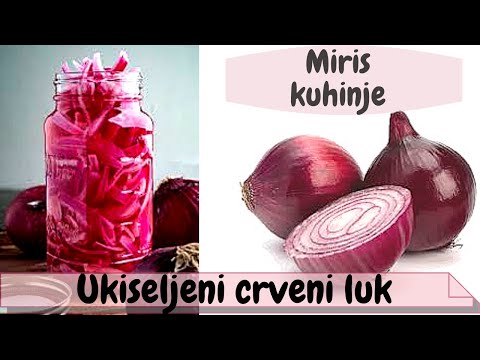 Recept za kiseli CRVENI LUK   "Red Onion Pickled" 2020