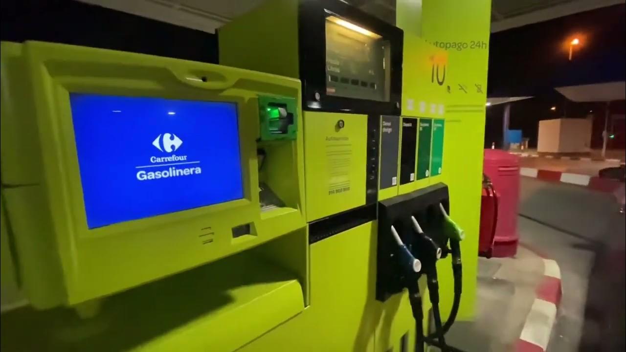 Fuel Station Carrefour. Gasolinera Carrefour. YouTube